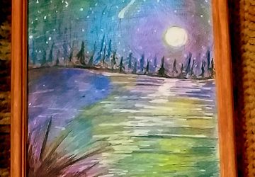 пейзаж с луной