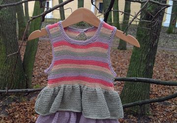 Хлопковое платье для девочки