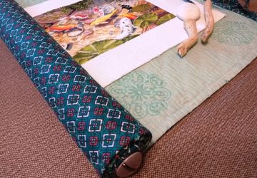 Ролл для хранения вышивки и выкроек