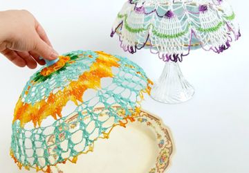 Как перепрофилировать вязанные салфетки .