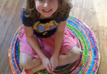 Коврик из веревки своими руками.