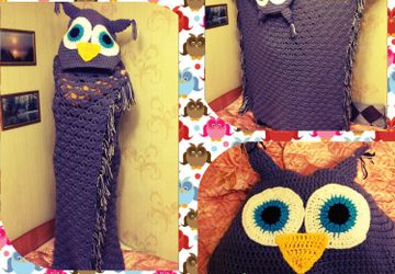 Плед Совушка