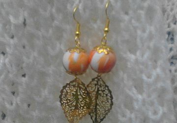 Серьги "Золотая осень"