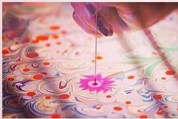 Мастер-класс по рисованию. Техника Эбру.