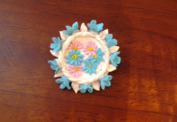 Брошь "Полевые цветы"