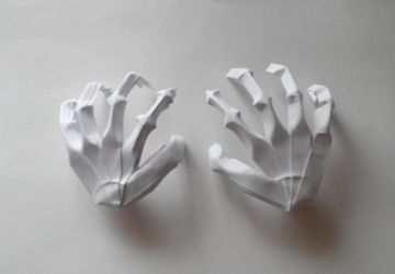 Как сделать руку из бумаги