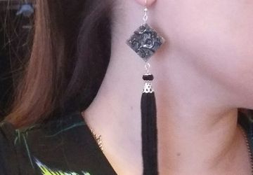 Серьги-кисточки