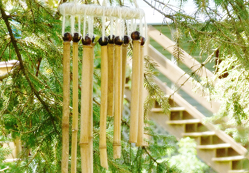 МУЗЫКА ВЕТРА ИЗ ПАЛОЧЕК БАМБУКА