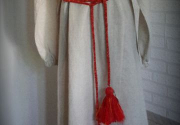 Рубаха в русском стиле на девицу