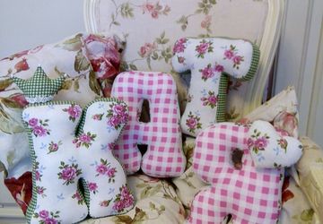 Буквы-подушки