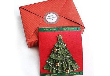 Новогодние открытки своими руками