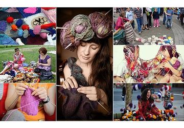 Всемирный день вязания на публике в Хмельницком