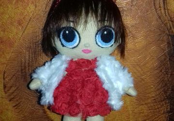 Мягкая игрушка из флиса КУКЛА  ЛОЛ