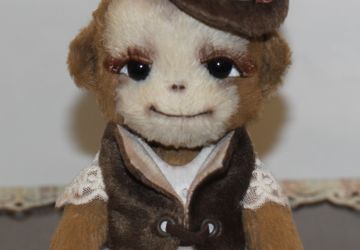 Обезьянка-тедди ГРЕТТА...