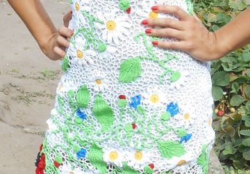 Вязаное платье.