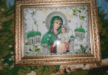 Икона Божия Мать Неувидаемый цвет