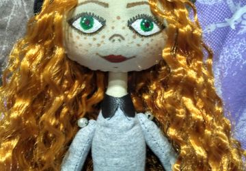 Девушка Злата из Франции(Куколка тыквоголовка)