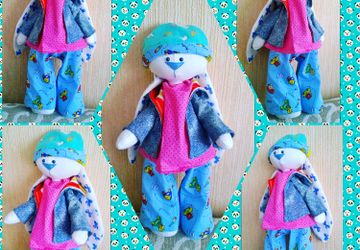 Зайка в курточке