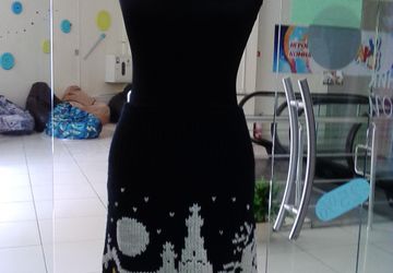 Снуд и юбка "Зима"