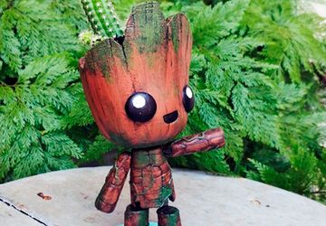 Малыш Грут купить игрушка горшок для цветов танцующий