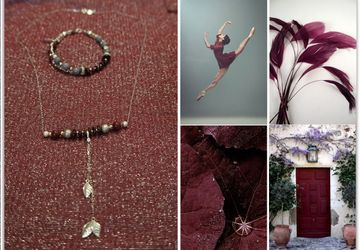 Украшение на серебряной цепочке