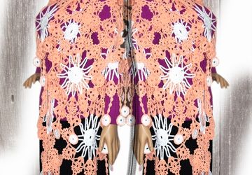 Палантин крючком