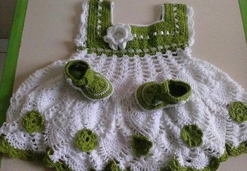 Ажурное платье для малышки 2-3 года