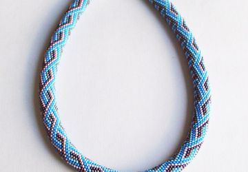 Жгут из бисера Морская коса