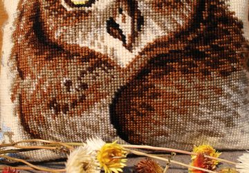 Декоративная подушка "Сова"