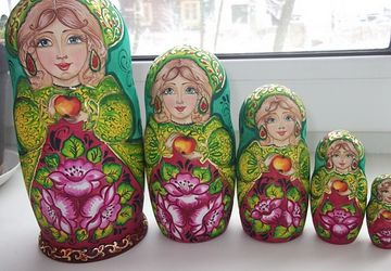 Матрешка "Молодильное яблочко "