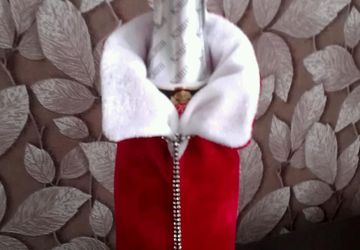 Новогодняя бутылка