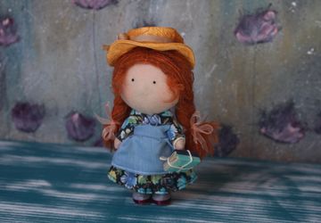 Текстильная кукла "Anne"