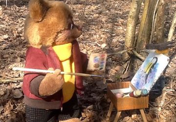 Мишка "ХУДОЖНИК"