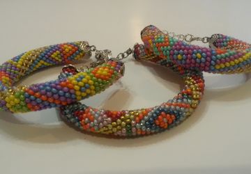 Браслет "Бисерный пэчворк"
