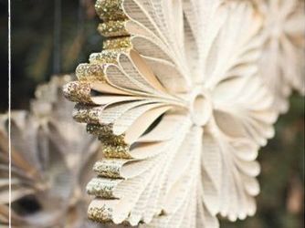 Зимний декор: СНЕЖИНКИ В ВИНТАЖНОМ СТИЛЕ!