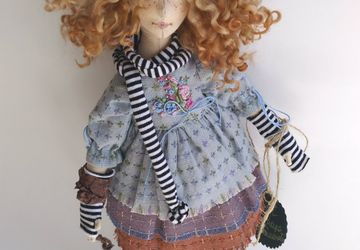 Текстильная кукла. Авторская работа
