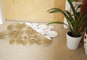 Как сделать массажный коврик из канатного шнура