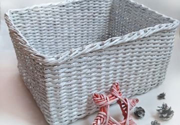 Корзина плетеная