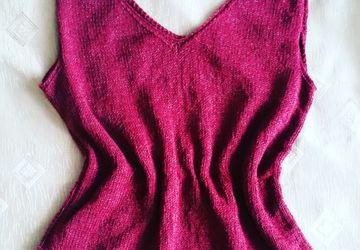 Вязаный топ