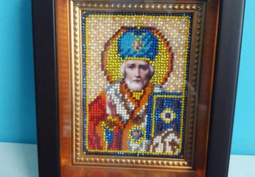 Продажа икон вышитых бисером