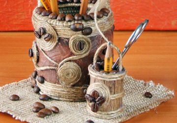 Кофейный органайзер для канцелярии