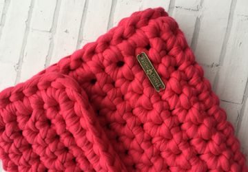 Вязанный клатч