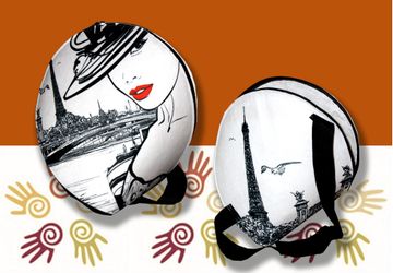 Рюкзак "Парижанка" фотопринт