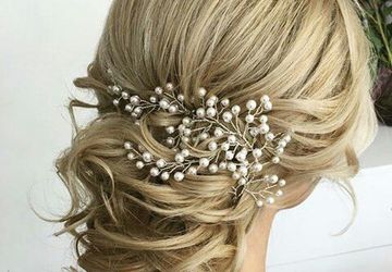 Ажурная веточка в прическу