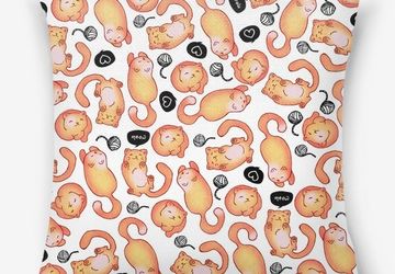 Подушка «Уютные коты»