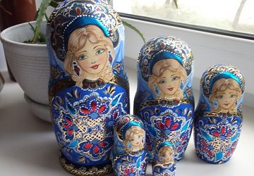 Матрешка '' Синеокая''