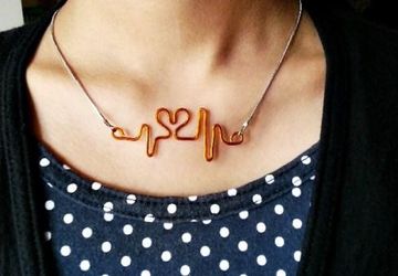 Колье из проволоки