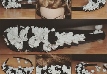 Ободок из фоамирана "Инь -Янь"