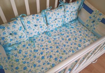 Бортики-подушки в детскую кроватку