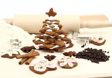 Как сделать съедобную елочку из печенья